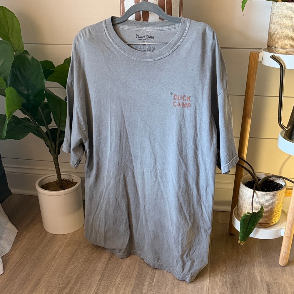 Duck Camp Men's Gray Short Sleeve Tee